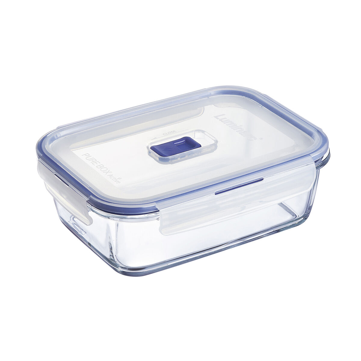Porta pranzo Ermetico Luminarc Pure Box Active 19 x 13 cm 1,22 L Bicolore Vetro (6 Unità) 3 S2709069_1
