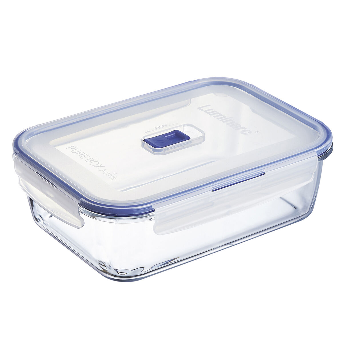 Porta pranzo Ermetico Luminarc Pure Box Active 22 x 16 cm 1,97 l Bicolore Vetro (6 Unità) 3 S2709070_1