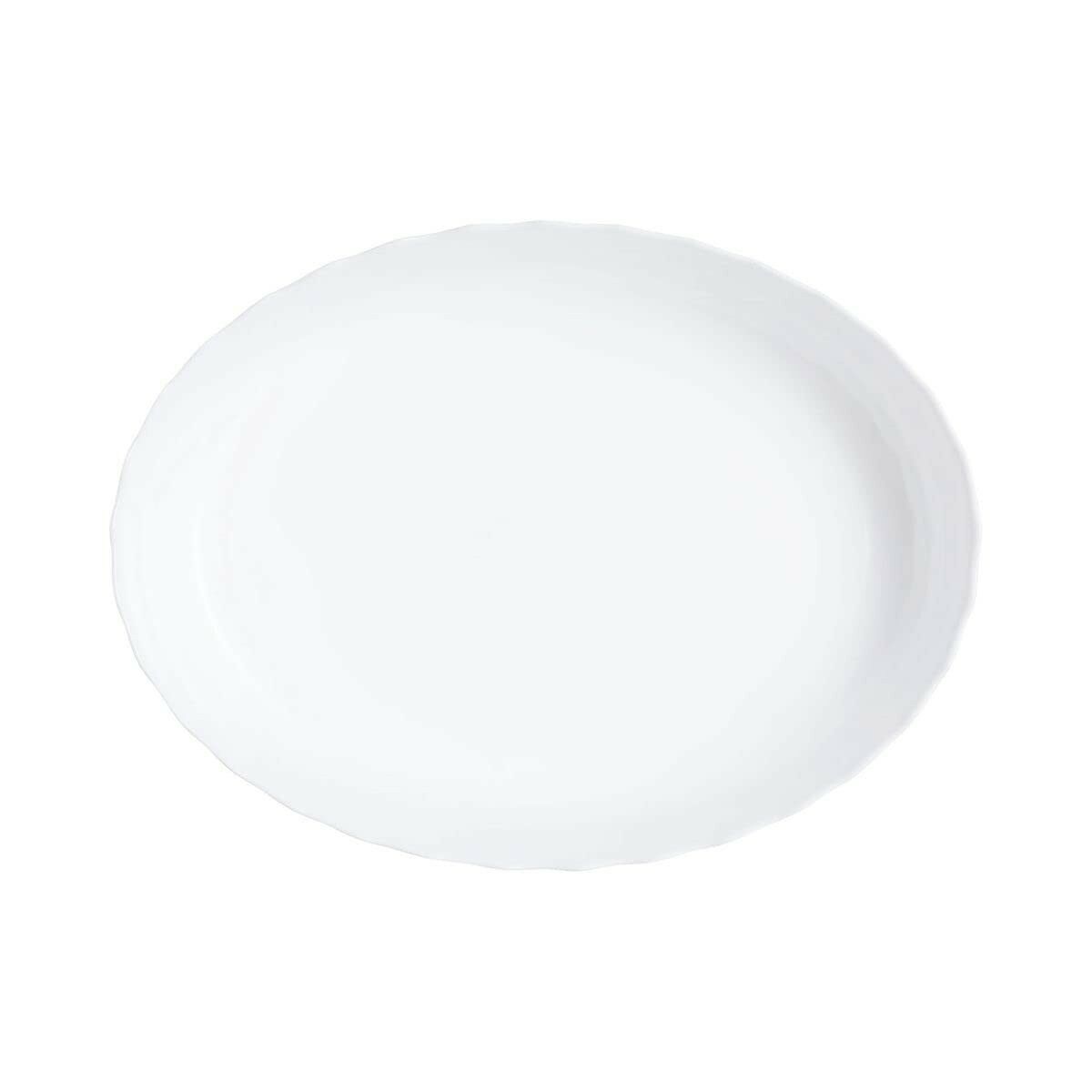 Teglia da Cucina Luminarc Trianon Ovale Bianco Vetro 31 x 24 cm (6 Unità) 4 S2709456_2