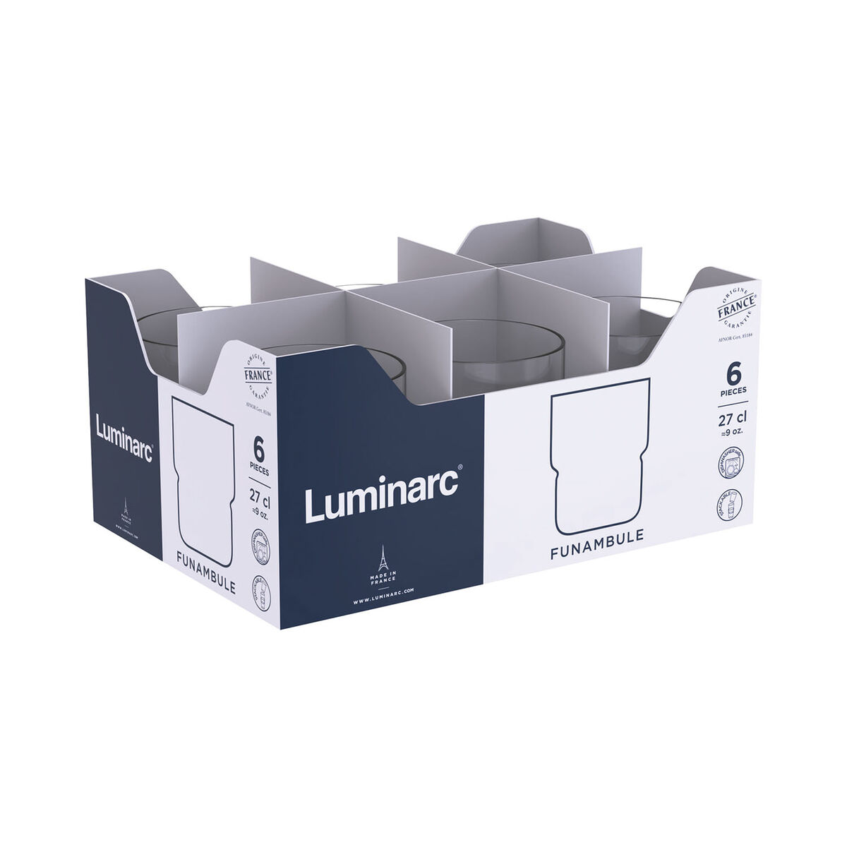 Bicchiere Luminarc Funambule Trasparente Vetro 270 ml (24 Unità) 5 S2710312_3