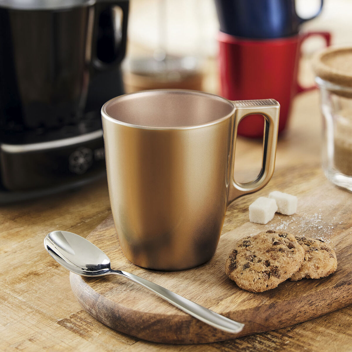 Tazza Mug Luminarc Flashy Dorato Vetro 250 ml (6 Unità) 3 S2710376_1