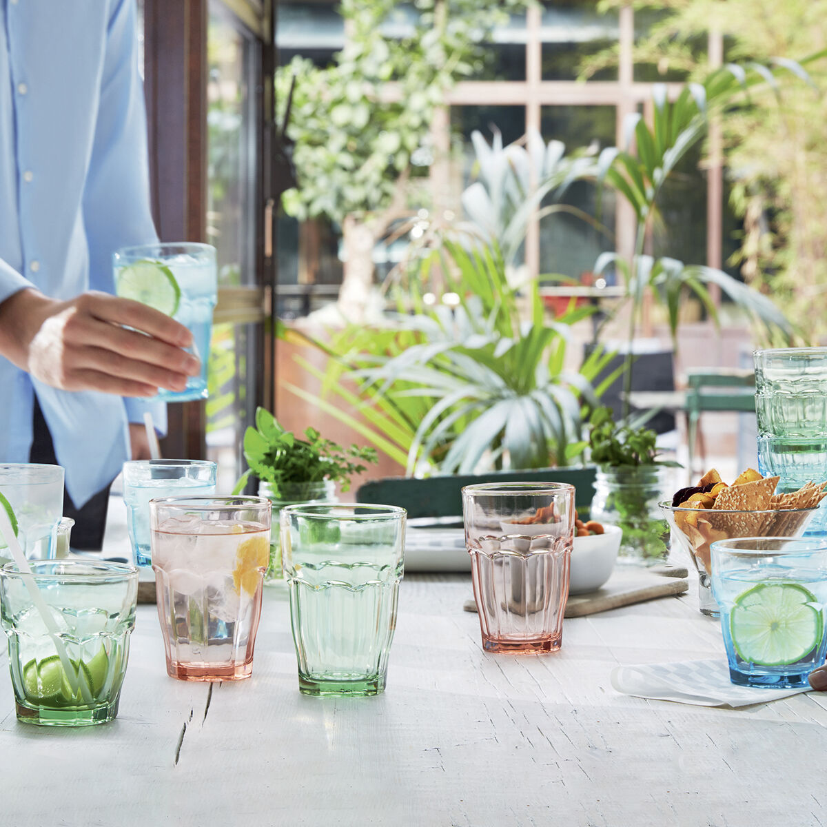 Bicchiere Bormioli Rocco Rock Bar Azzurro Vetro 270 ml (24 Unità) 3 S2710518_1