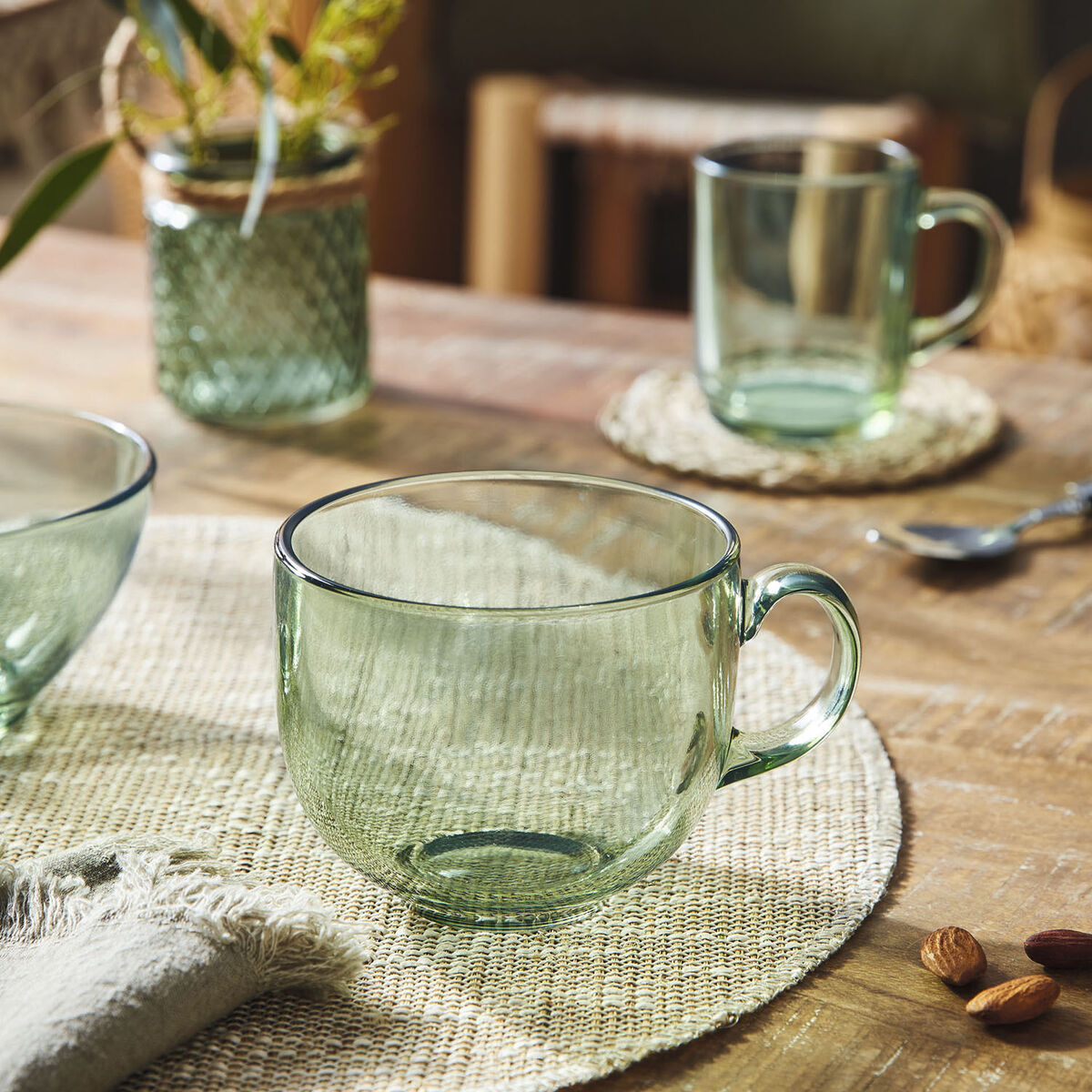 Tazza Luminarc Alba Verde Vetro 500 ml (6 Unità) 6 S2710660_4