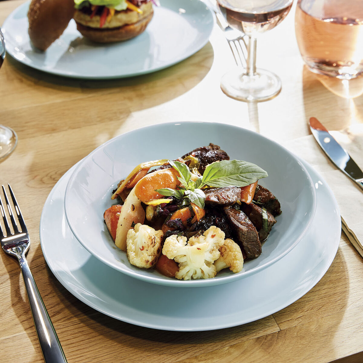 Piatto da pranzo Luminarc Diwali Paradise Azzurro Vetro 25 cm (24 Unità) 3 S2711650_1