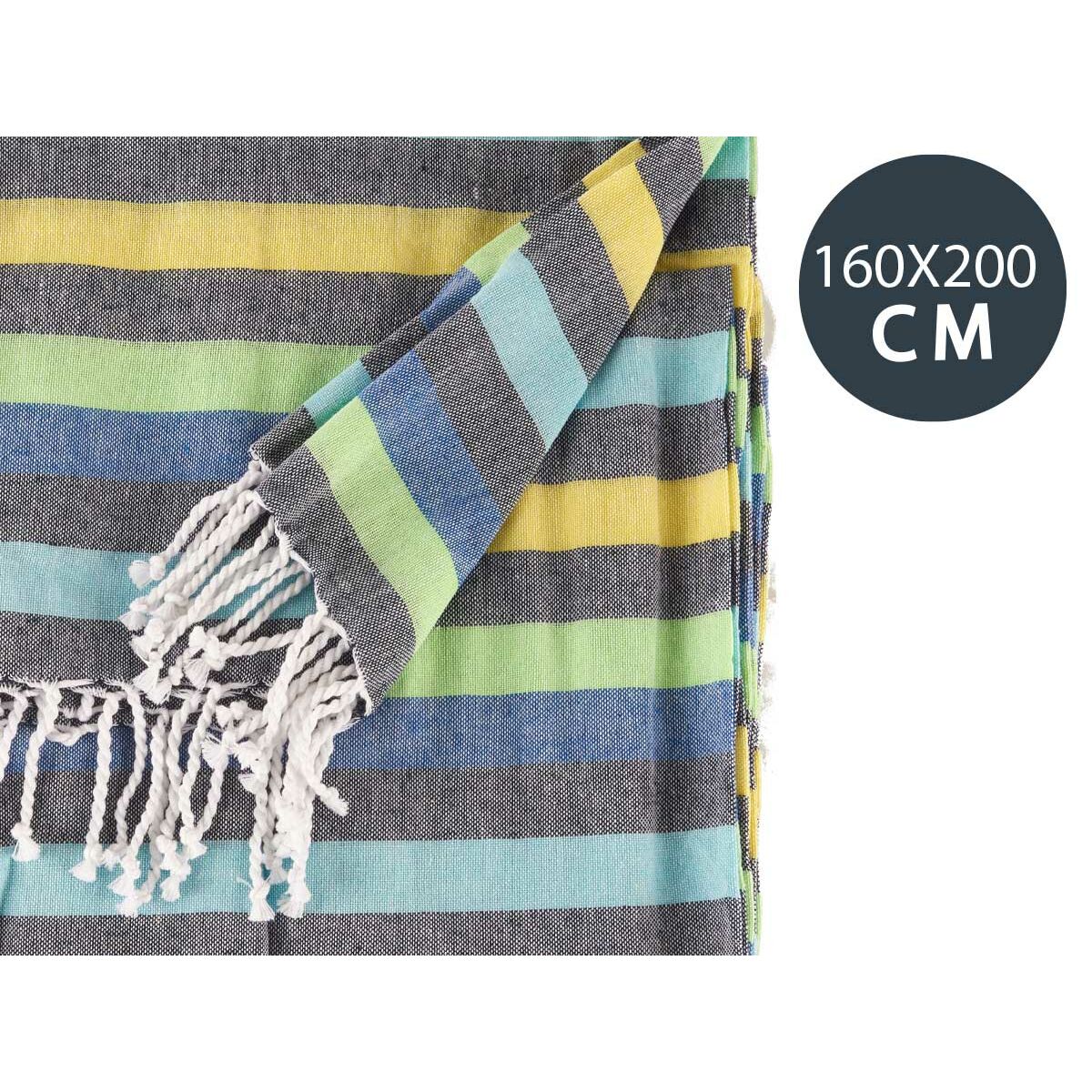 Foulard Multiuso 160 x 200 cm Verde (12 Unità) 5 S3626303_3