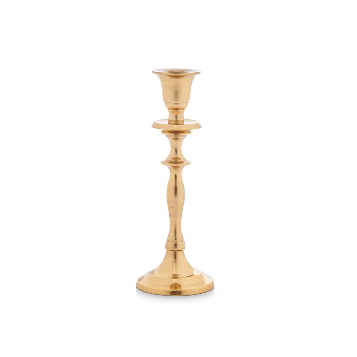Candelabro Dorato Alluminio 4,5 x 20 x 7,5 cm (8 Unità) 3 S3630695_1