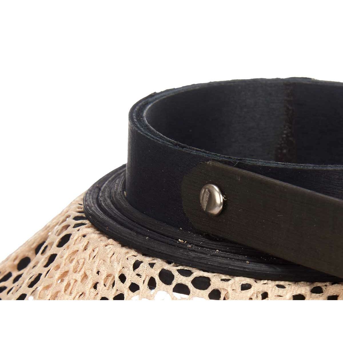 Portacandele Lanterna Con maniglia Beige Legno Stoffa 25 x 30 x 25 cm (2 Unità) 5 S3631108_3