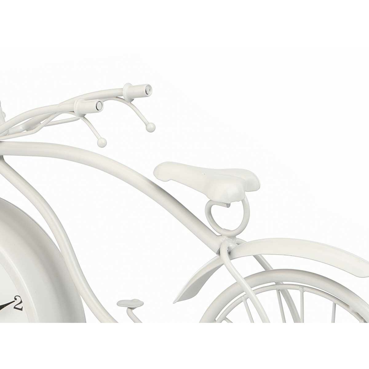 Orologio da Tavolo Bicicletta Bianco Metallo 36 x 22 x 7 cm (4 Unità) 4 S3631207_2