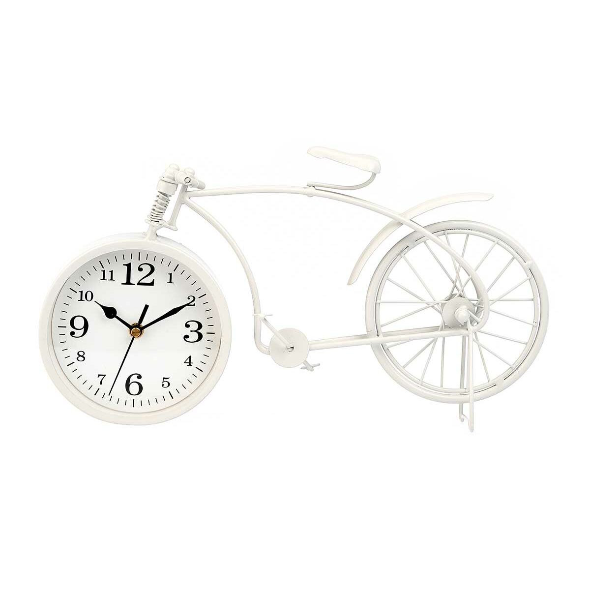 Orologio da Tavolo Bicicletta Bianco Metallo 38 x 20 x 4 cm (4 Unità) 3 S3631211_1