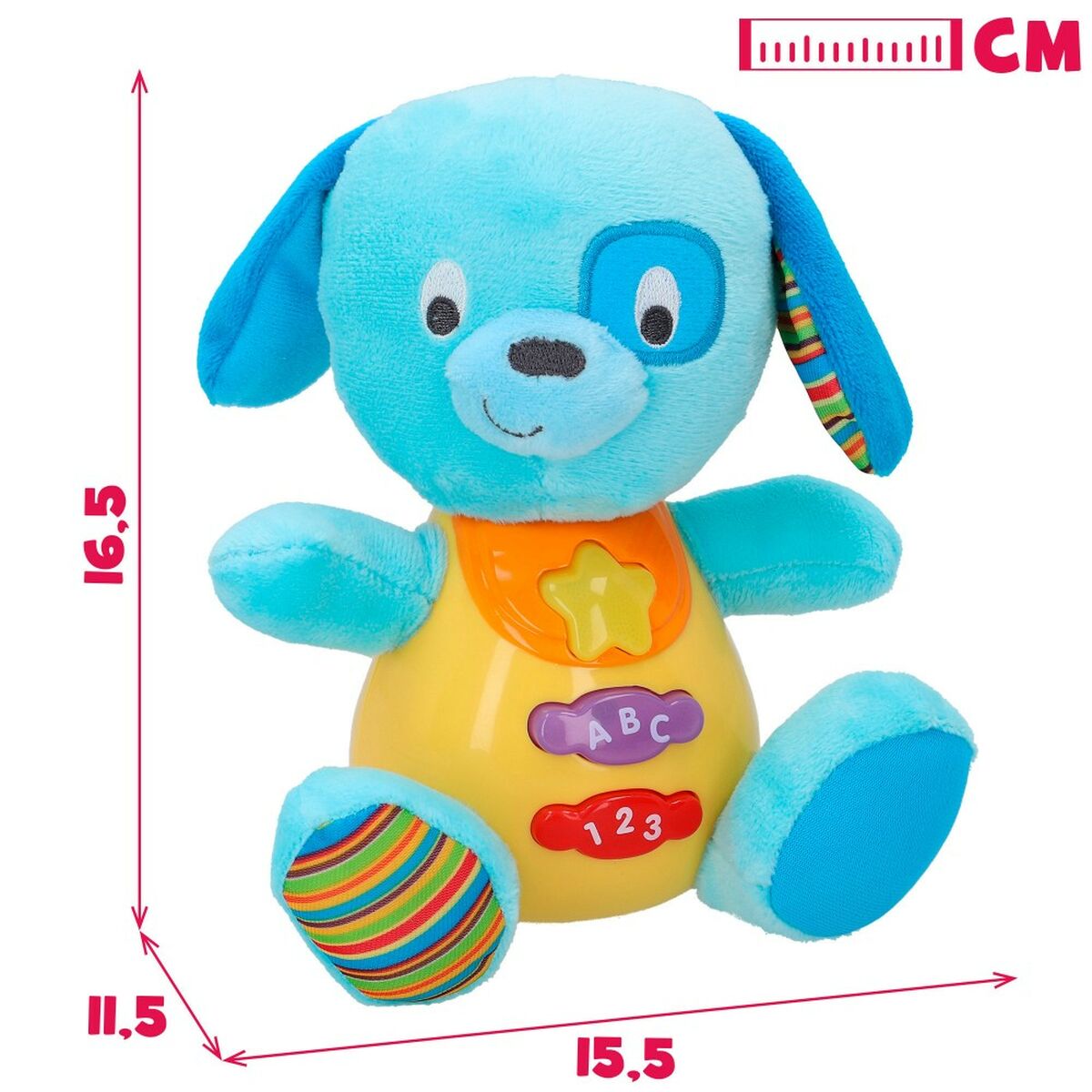 Peluche con Suono Winfun Cane 15,5 x 16,5 x 11,5 cm (6 Unità) 8 S8900136_6