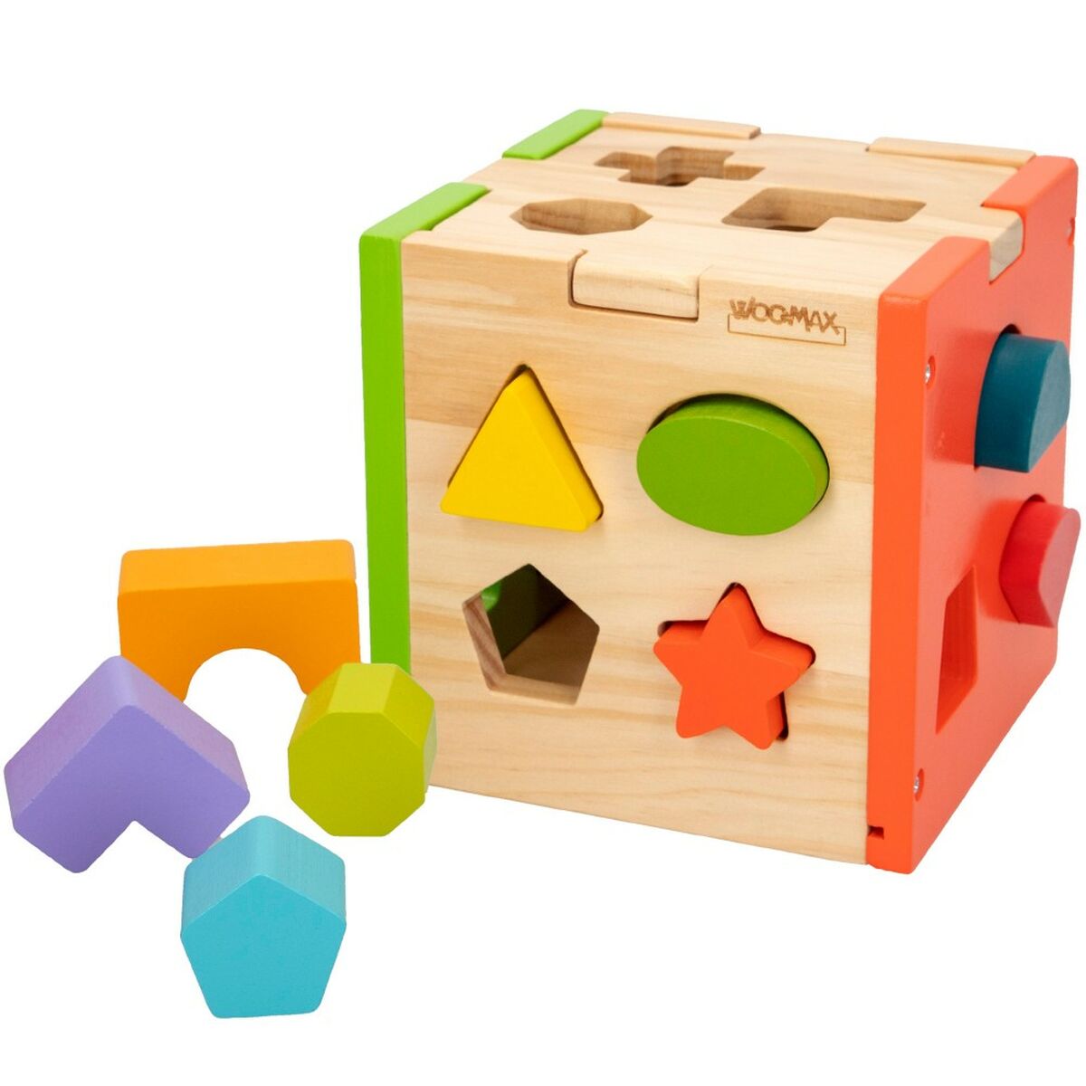 Puzzle di Legno per Bambini Woomax 15 x 15 x 15 cm (6 Unità) 3 S8900178_1
