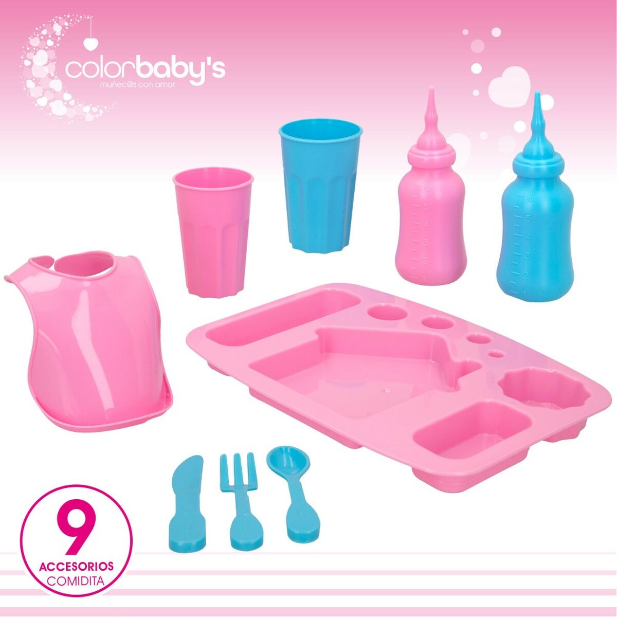 Accessori per Bambole Colorbaby Bambolotto Neonato 15 Pezzi 20 x 2 x 15 cm 12 Unità 4 S8900482_2