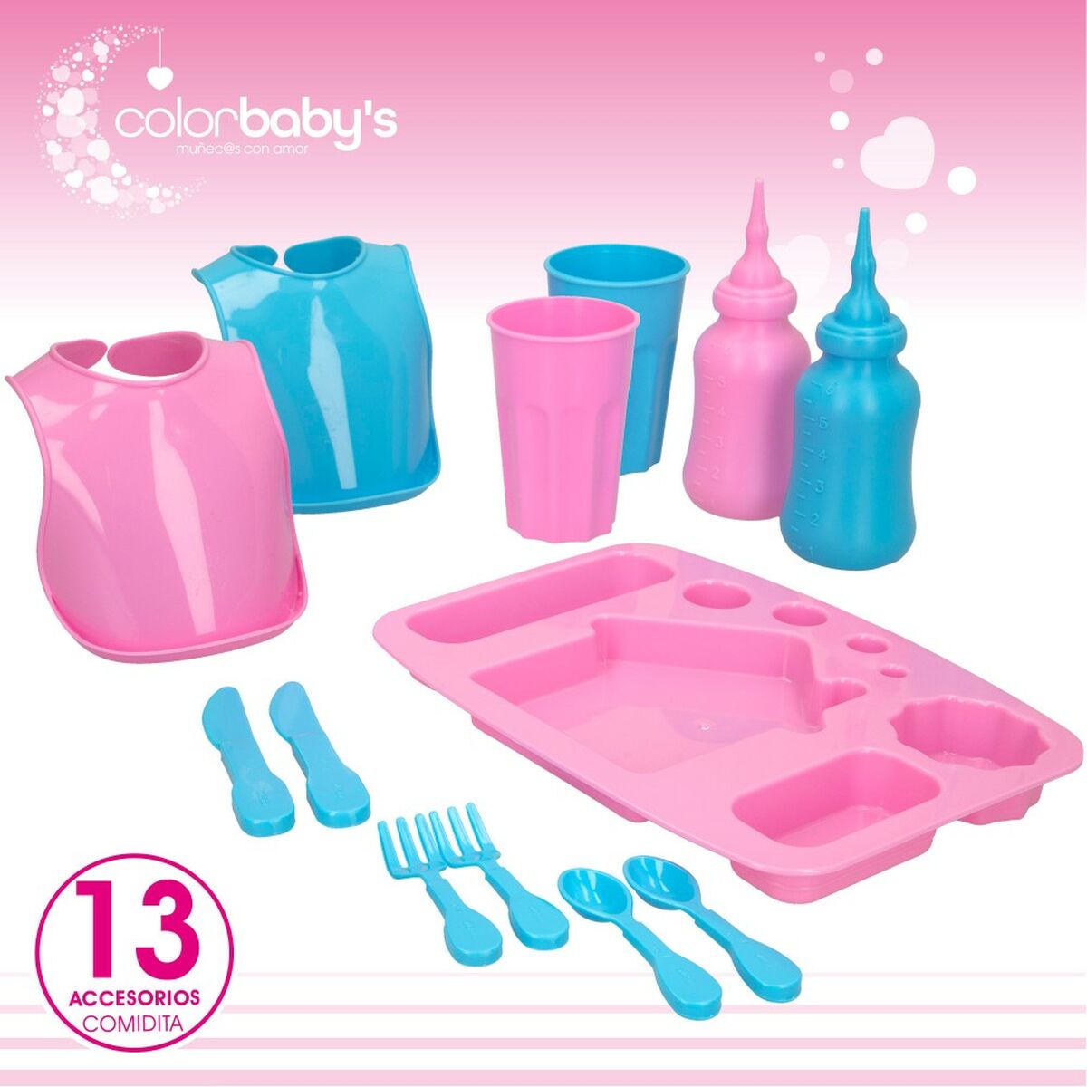 Accessori per Bambole Colorbaby Bambolotto Neonato 20 Pezzi 39 x 9,5 x 21,5 cm 6 Unità 4 S8900483_2