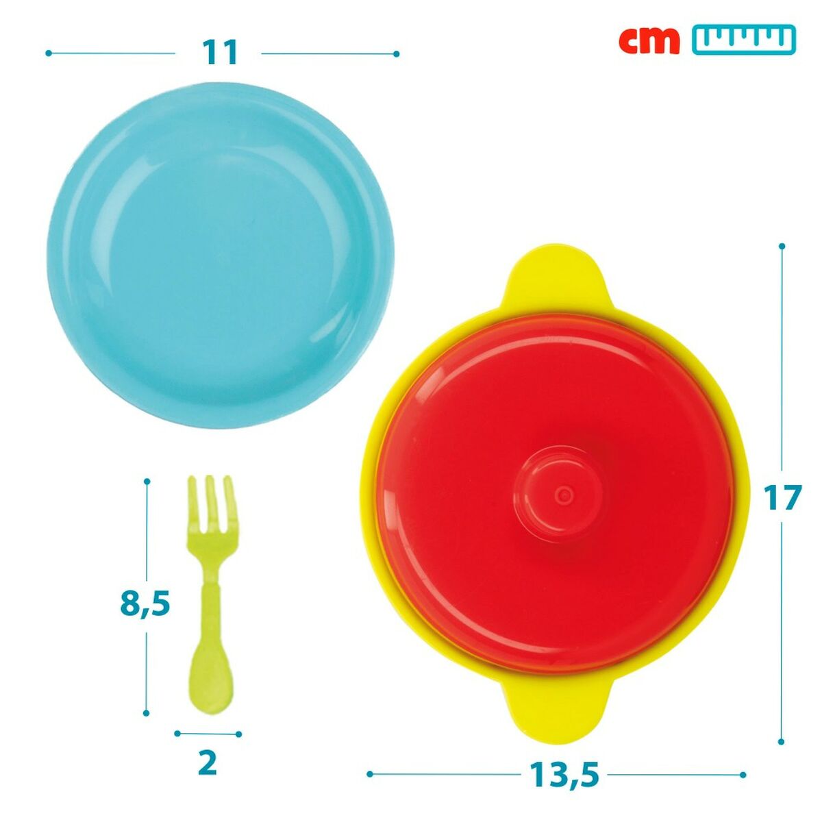 Set di Alimenti giocattolo Colorbaby Utensili e accessori per la cucina 36 Pezzi (12 Unità) 7 S8900552_5