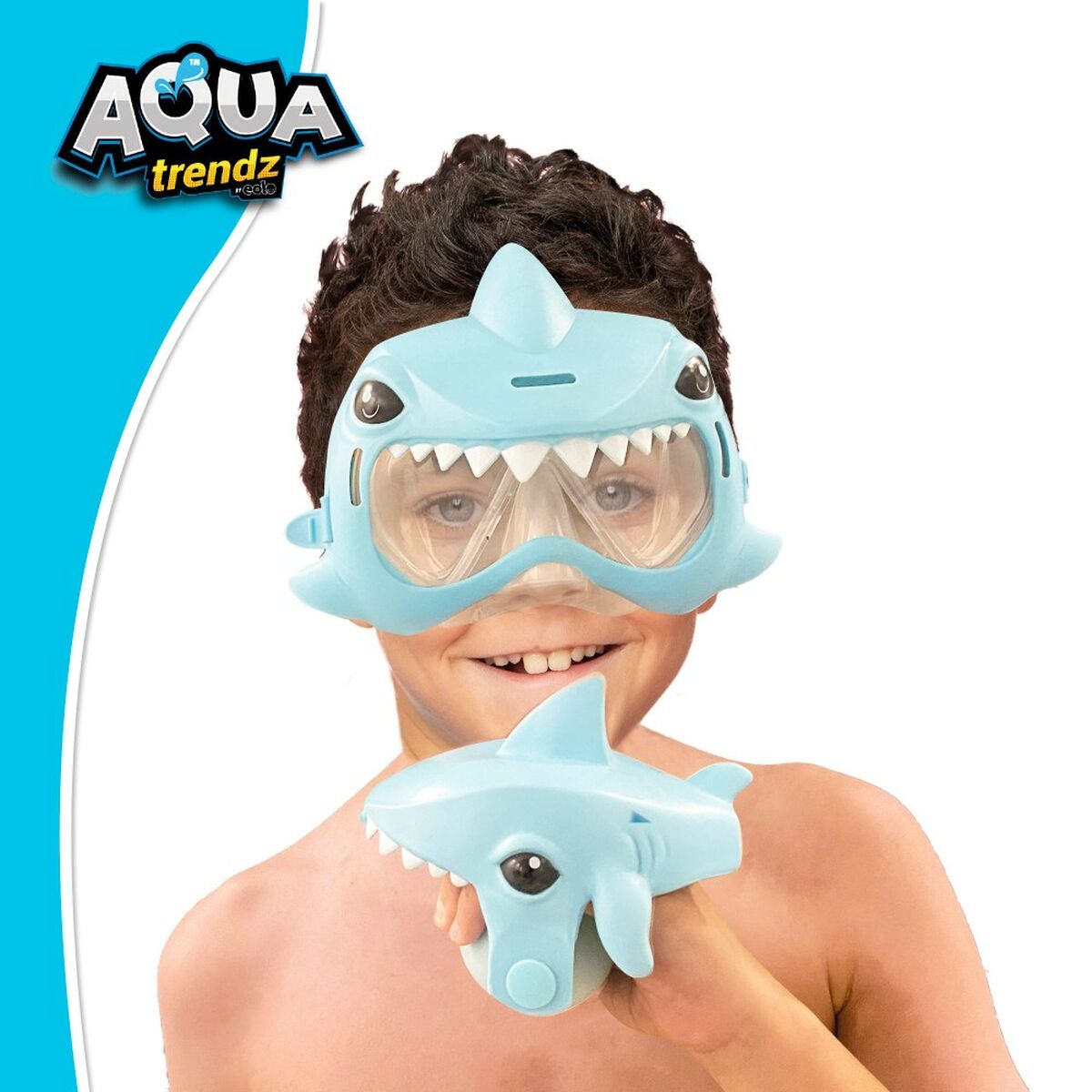 Set pistola ad acqua e maschera subacquea Eolo Squalo 18 x 15 x 8,5 cm (4 Unità) 4 S8900869_2