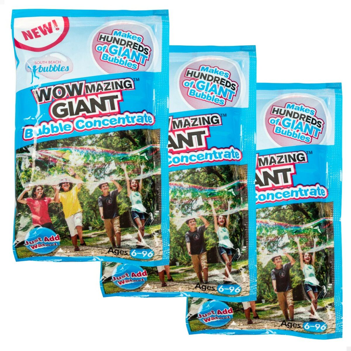 Liquido per bolle di sapone WOWmazing 7,5 x 13,5 x 2 cm (12 Unità) 3 S8902221_1