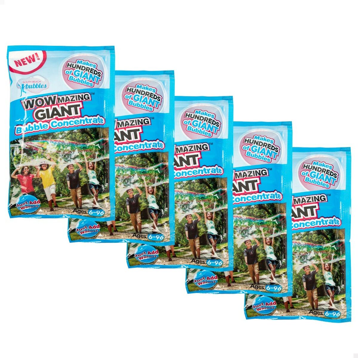 Liquido per bolle di sapone WOWmazing 7,5 x 13,5 x 2 cm (20 Unità) 3 S8902222_1