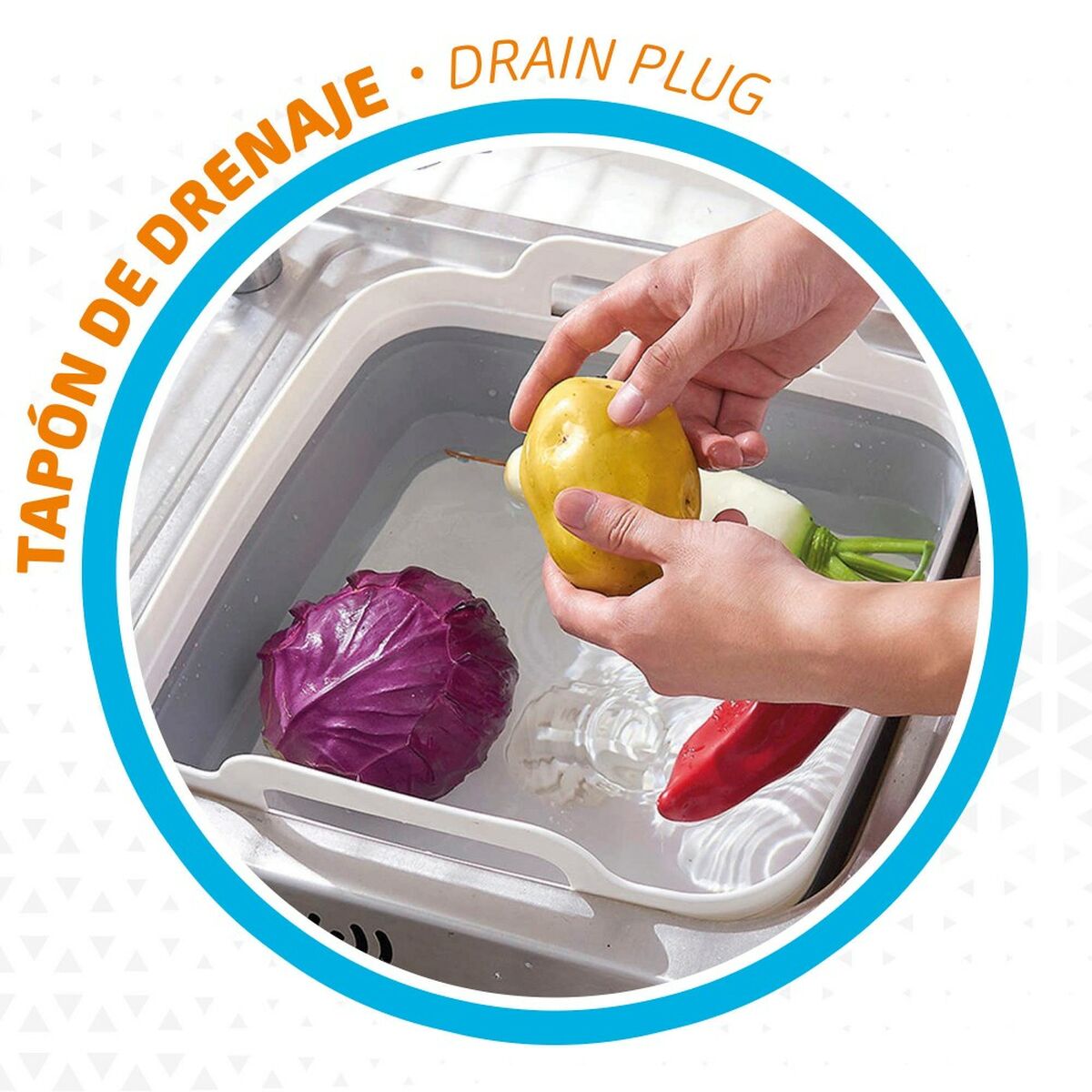 Lavello Aktive Pieghevole 8,5 L Campeggio 30,5 x 20 x 30 cm 6 Unità 6 S8902887_4