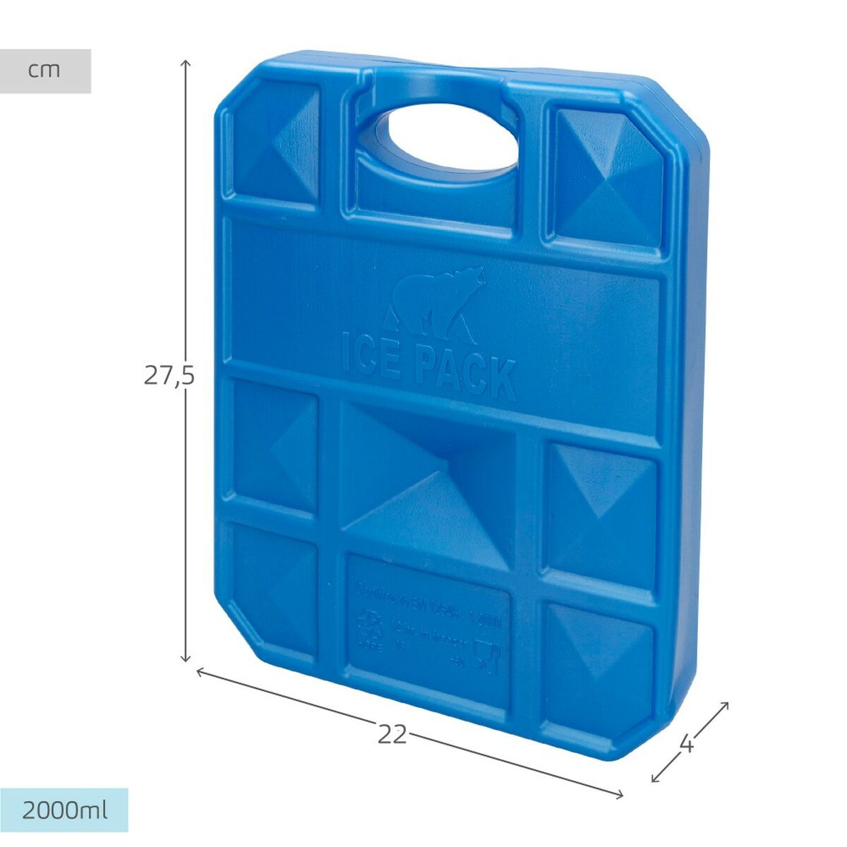 Siberini Aktive Azzurro 2 Kg 22 x 27,5 x 4 cm (6 Unità) 6 S8902901_4
