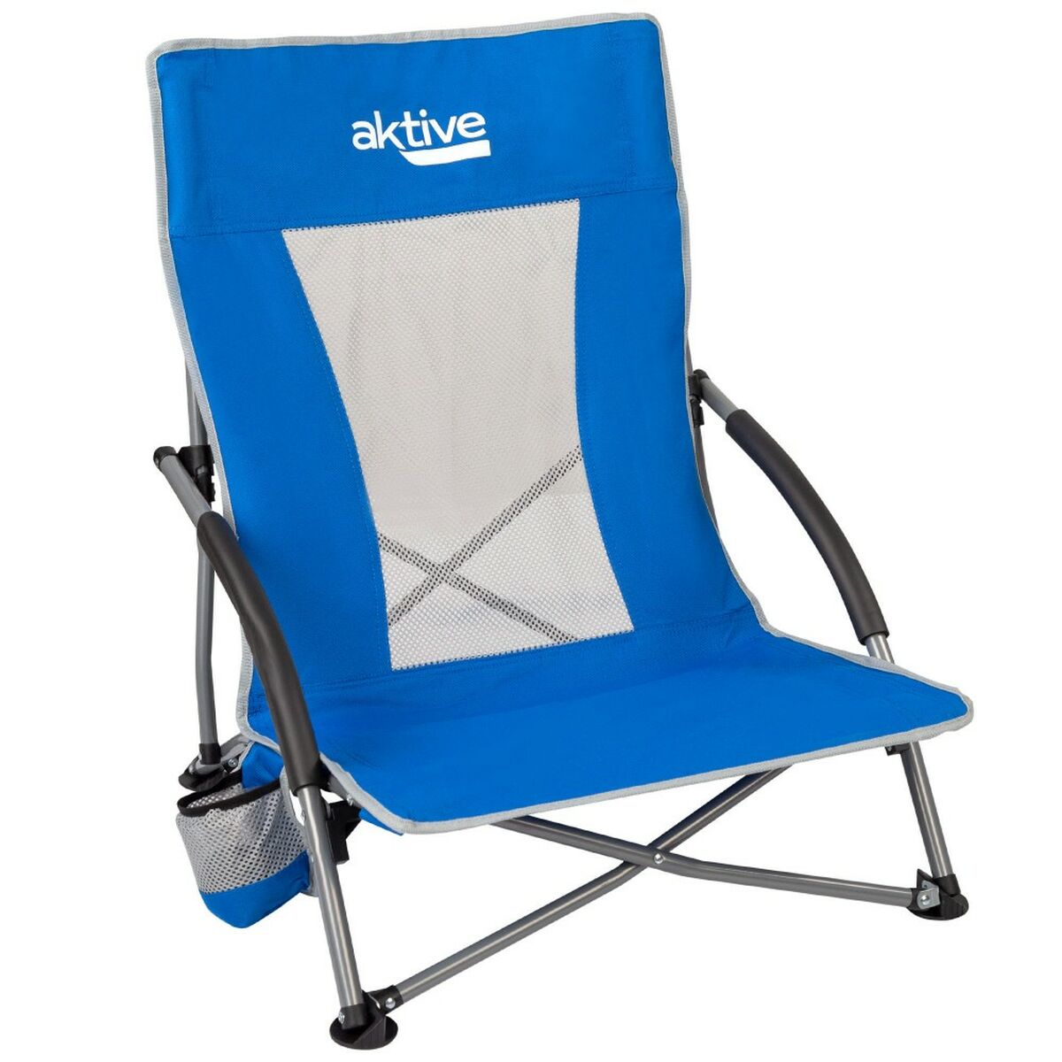 Sedia da Spiaggia Aktive Azzurro 50 x 67 x 51 cm (4 Unità) 3 S8902976_1