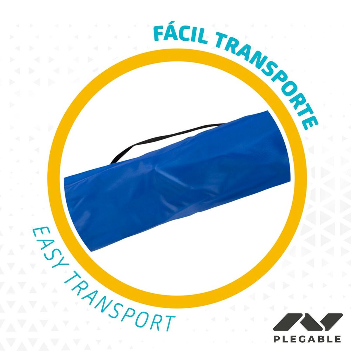 Sedia da Spiaggia Aktive Azzurro 50 x 67 x 51 cm (4 Unità) 6 S8902976_4