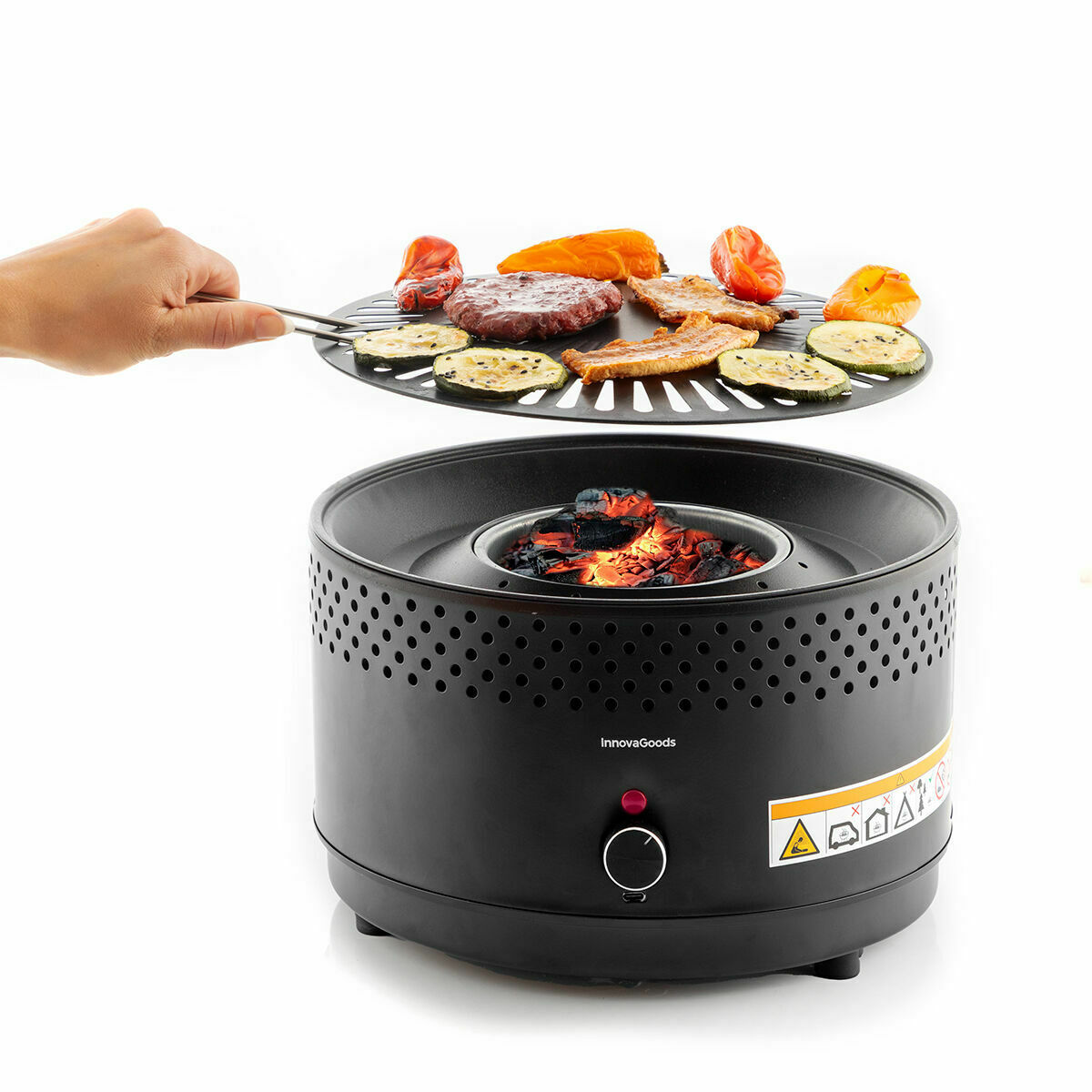 Barbecue a Carbone Portatile Senza Fumo InnovaGoods Ferro (Ricondizionati B) 10 V0708455_8