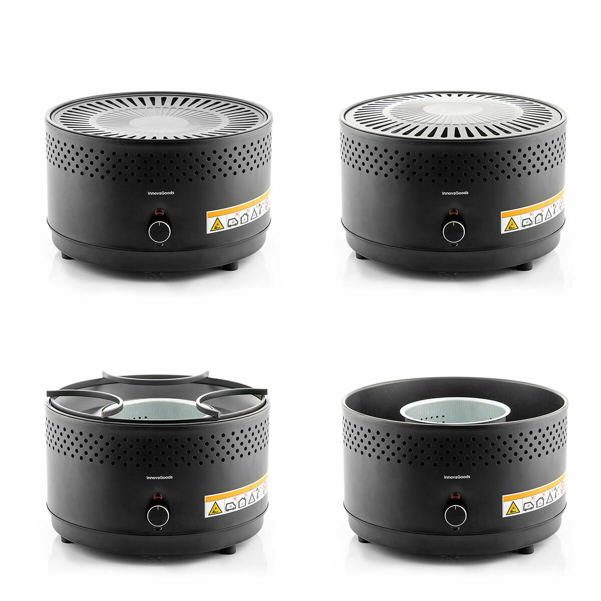 Barbecue a Carbone Portatile Senza Fumo InnovaGoods Ferro (Ricondizionati B) 11 V0708455_9