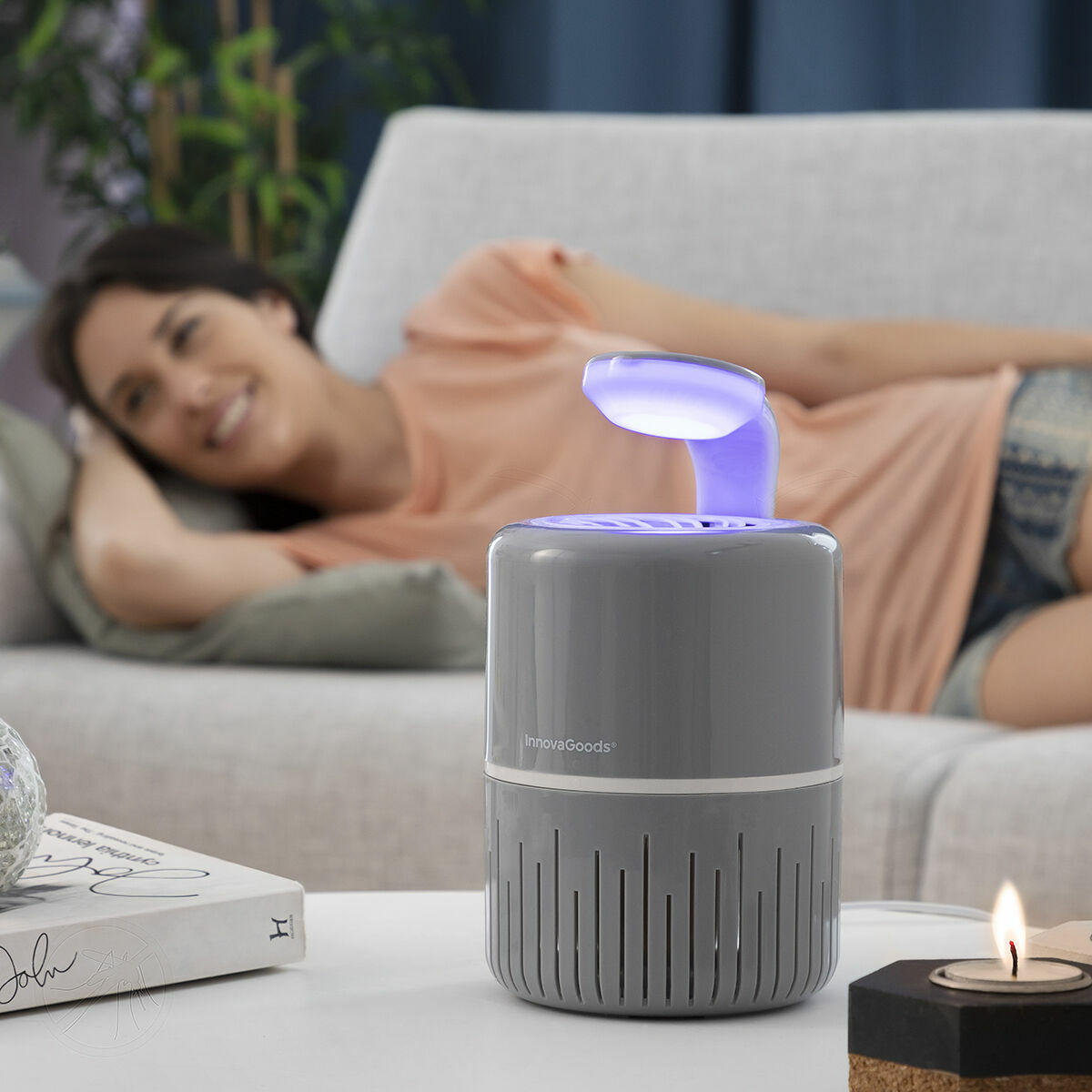 Lampada Antizanzare tramite Aspirazione KL Drain InnovaGoods (Ricondizionati B) 7 V0703765_5