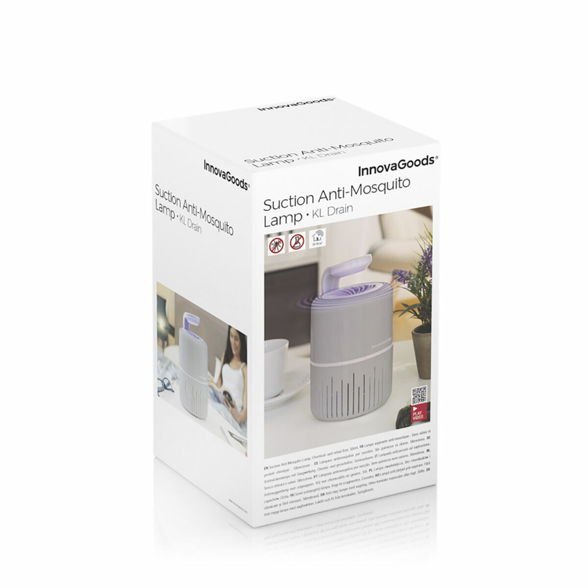 Lampada Antizanzare tramite Aspirazione KL Drain InnovaGoods (Ricondizionati B) 14 V0703765_12