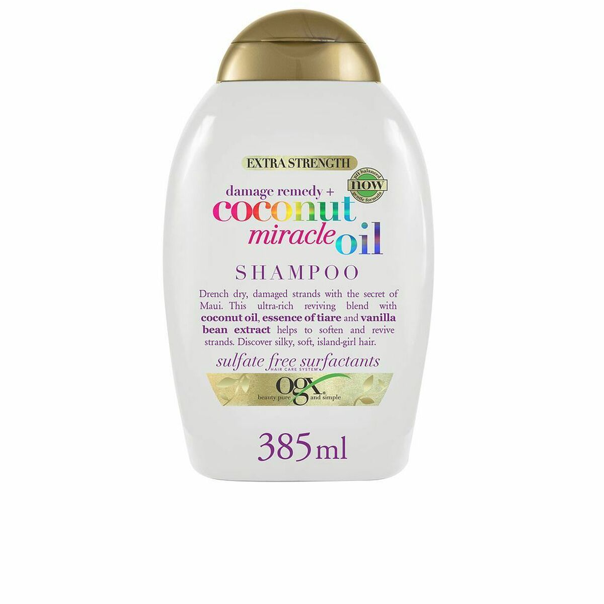 Shampoo Riparatore OGX Coconut MIracle Oil Capelli Danneggiati (385 ml) 2 S0594020_0
