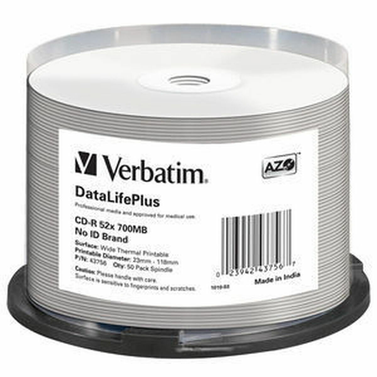 CD-R Verbatim CD-R 52x DataLifePlus 23" 2 M0519704_0