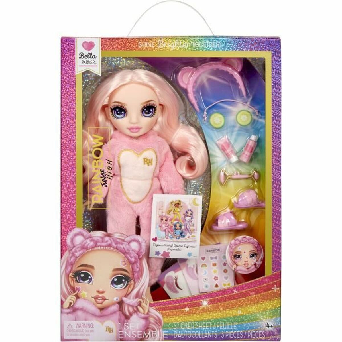 Baby doll Rainbow High Pajama Party Bella (Pink) 2 S7195962_0