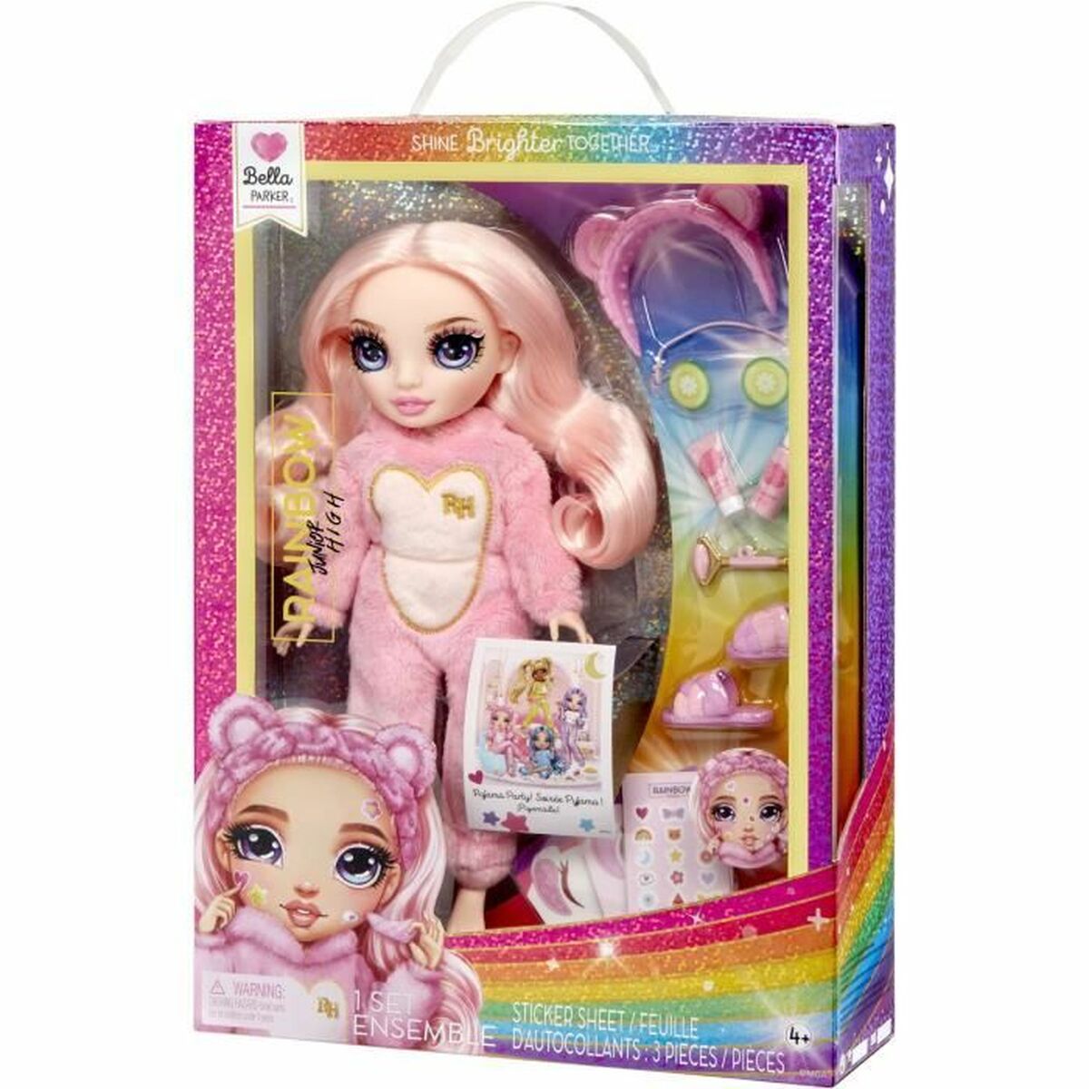 Baby doll Rainbow High Pajama Party Bella (Pink) 3 S7195962_1