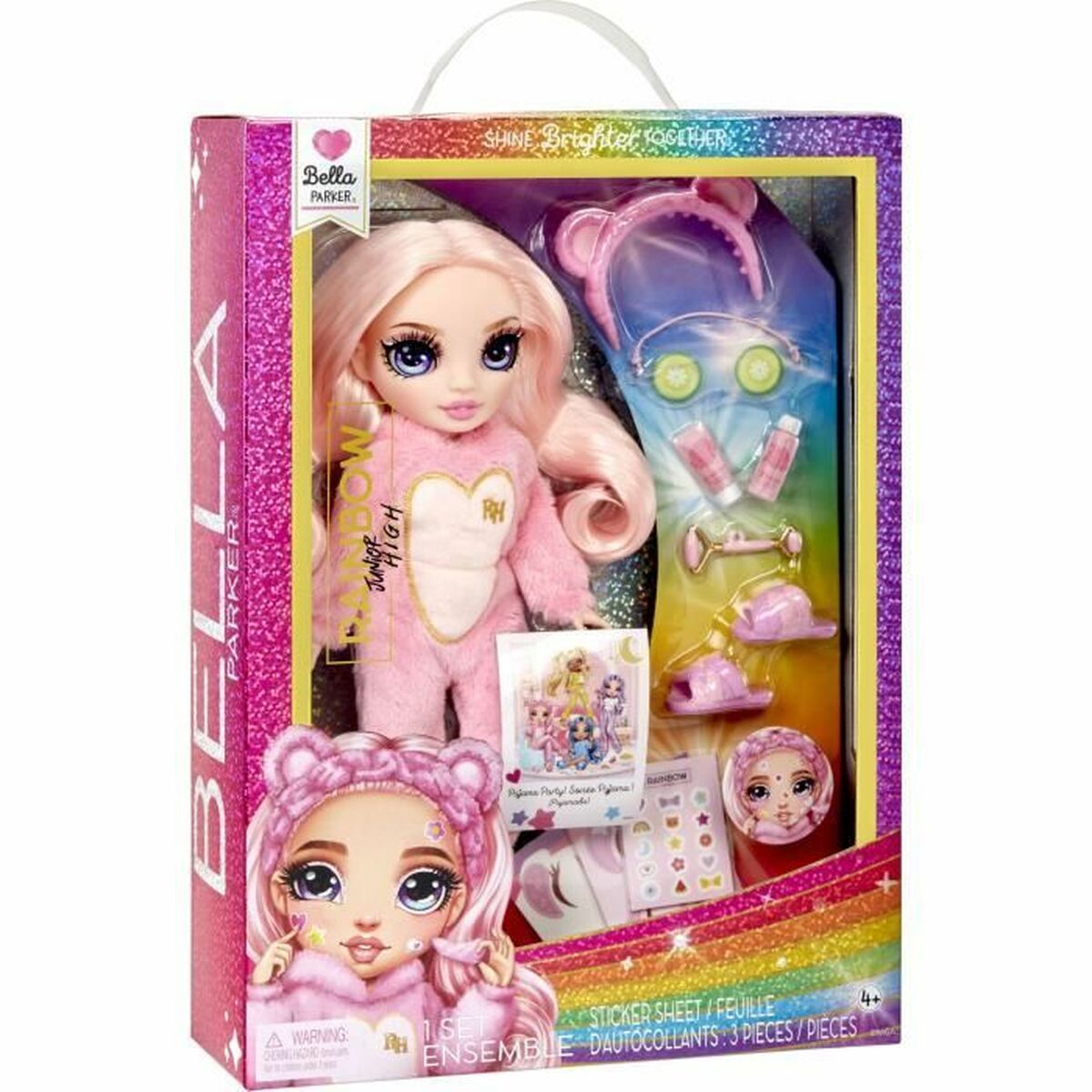 Baby doll Rainbow High Pajama Party Bella (Pink) 4 S7195962_2