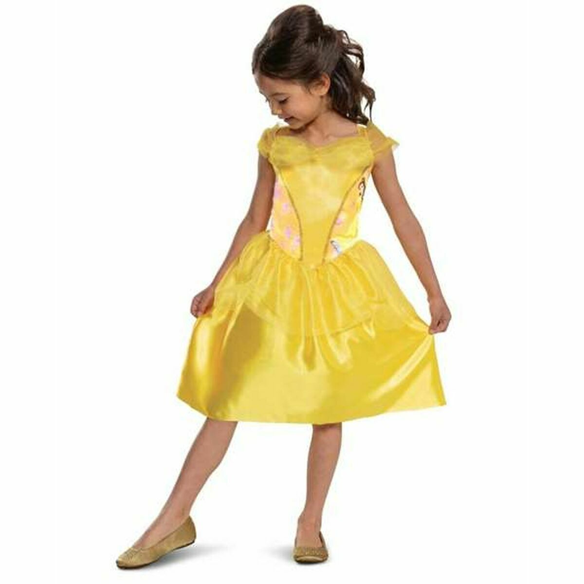 Costume per Bambini Disney Princess Bella Basic Plus Giallo 3 S2433603_1