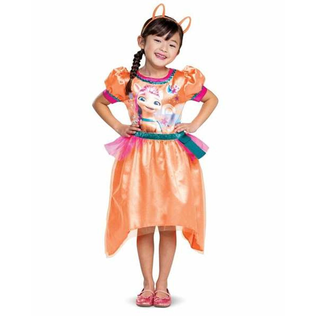 Costume per Bambini Little Pony Sunny Starscout Arancio 3 Pezzi 2 S2432698_0