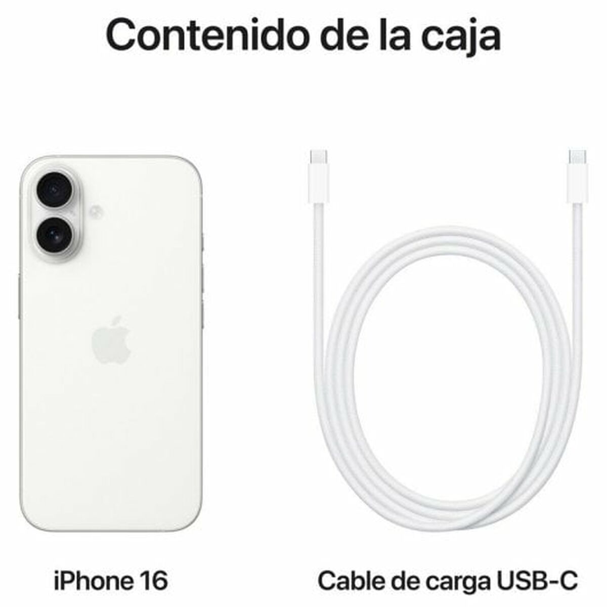 Smartphone Apple iPhone 16 6,1" 128 GB Bianco 10 M0801929_8