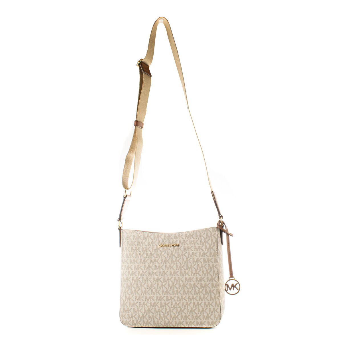 Borsa a Tracolla Michael Kors 35S4GTVC5B-VANILLA Beige 22 x 20 x 7 cm 2 S0389517_0