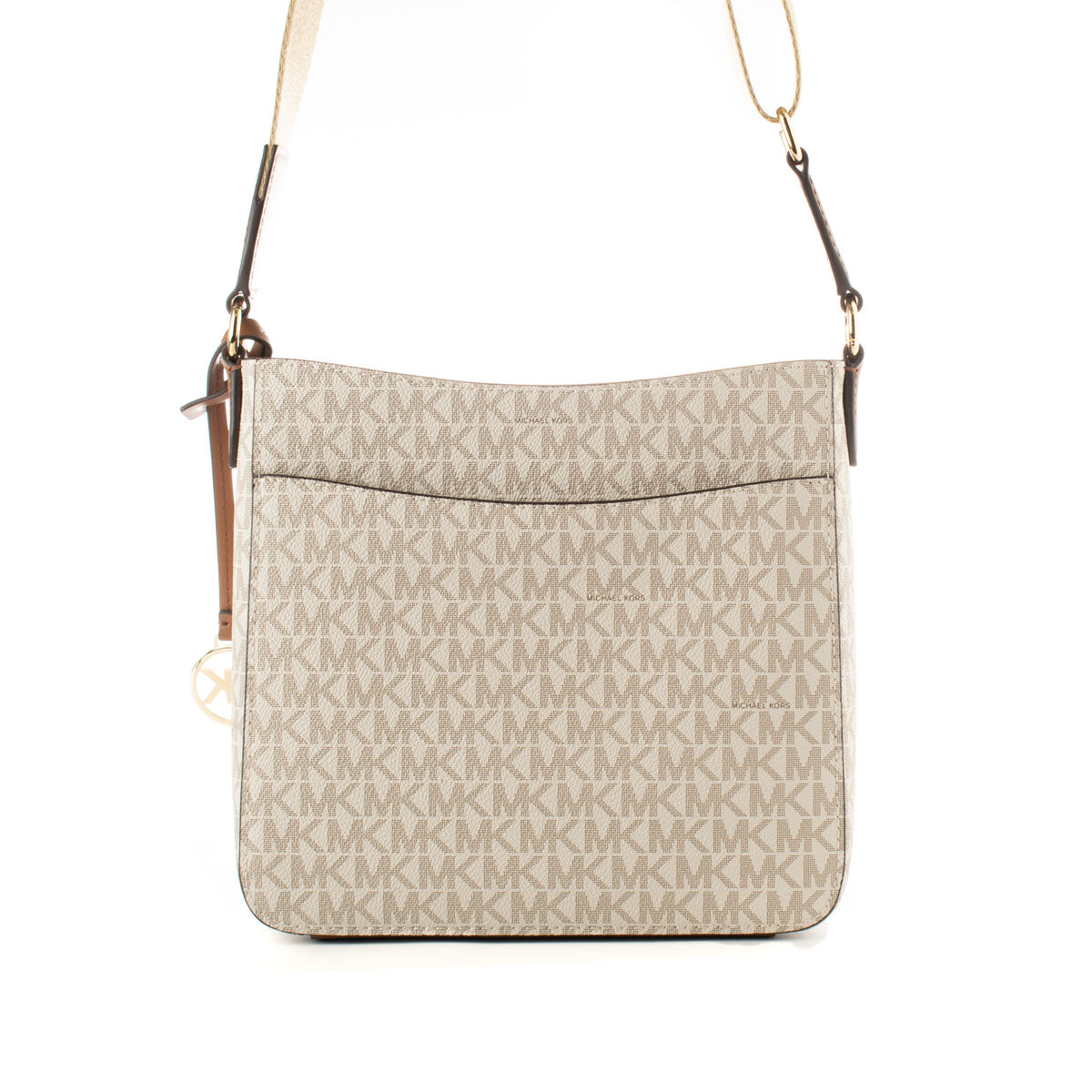 Borsa a Tracolla Michael Kors 35S4GTVC5B-VANILLA Beige 22 x 20 x 7 cm 3 S0389517_1