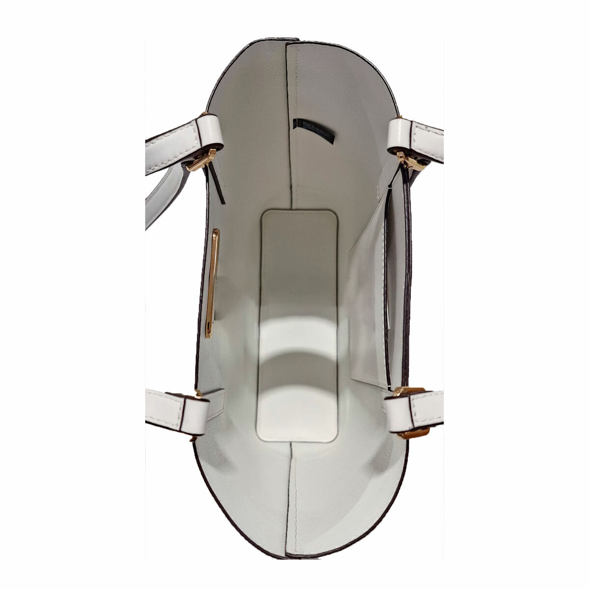 Borsa a Spalla Michael Kors Kelli Bianco 30 x 27 x 9 cm 4 S0388906_2