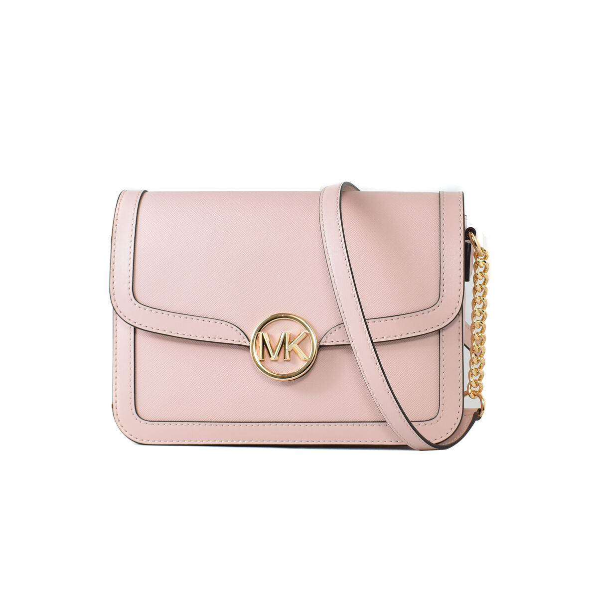 Borsa a Tracolla Michael Kors Leida Rosa 23 x 17 x 6 cm 2 S0388248_0