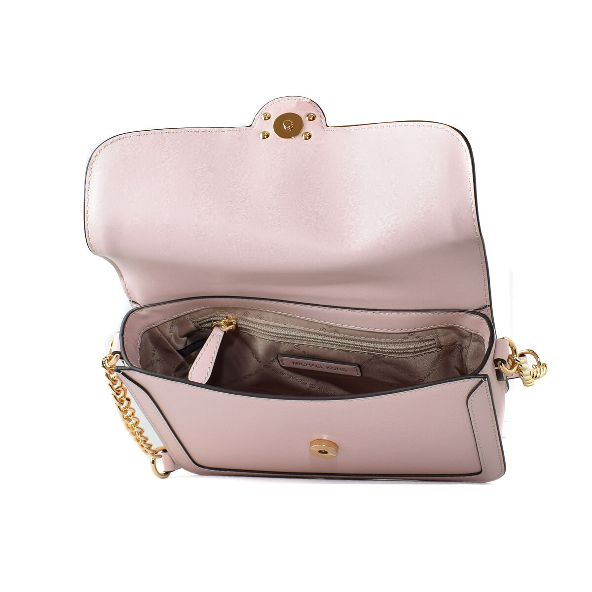 Borsa a Tracolla Michael Kors Leida Rosa 23 x 17 x 6 cm 4 S0388248_2