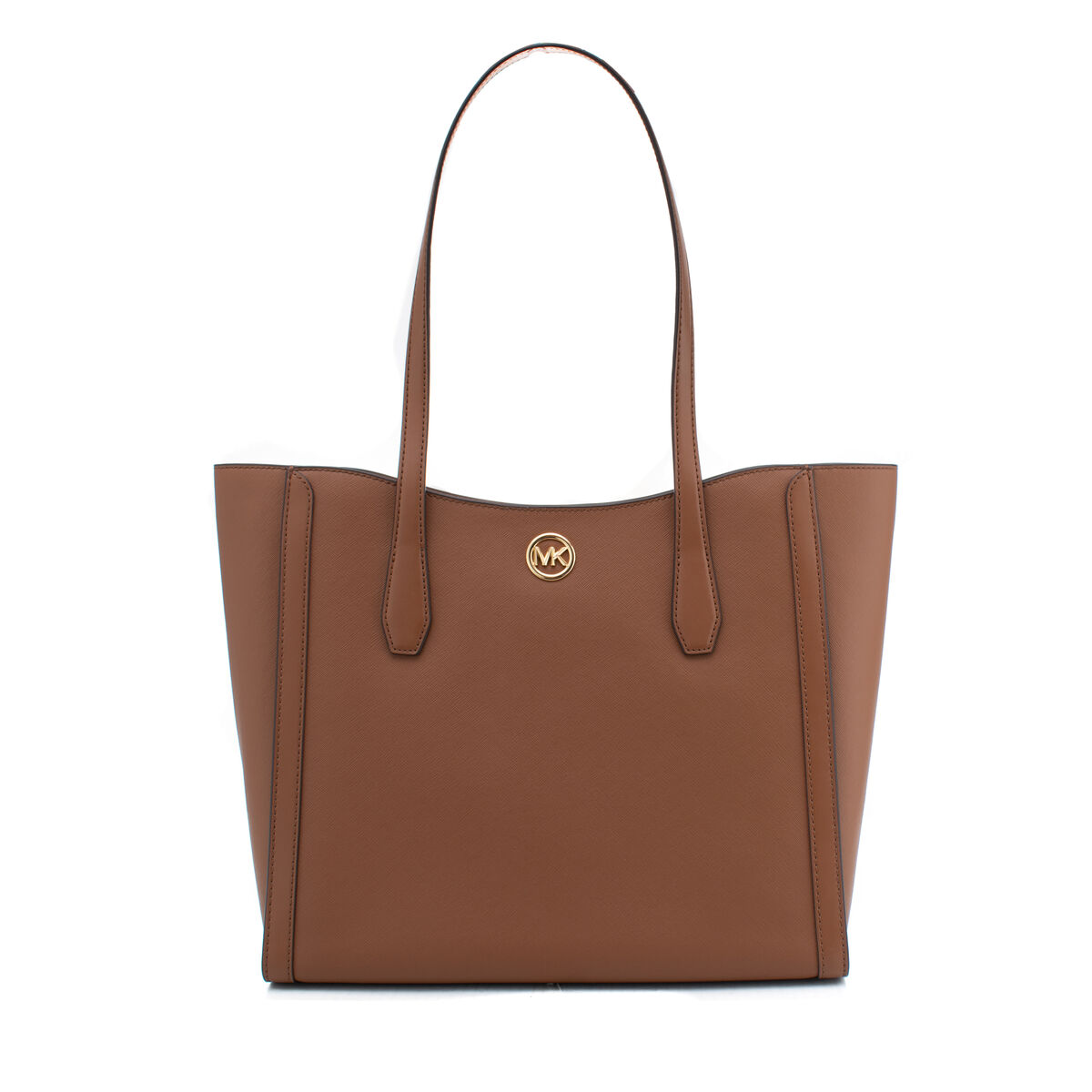 Borsa a Spalla Michael Kors Leida Marrone 34 x 29 x 12 cm 2 S0388891_0
