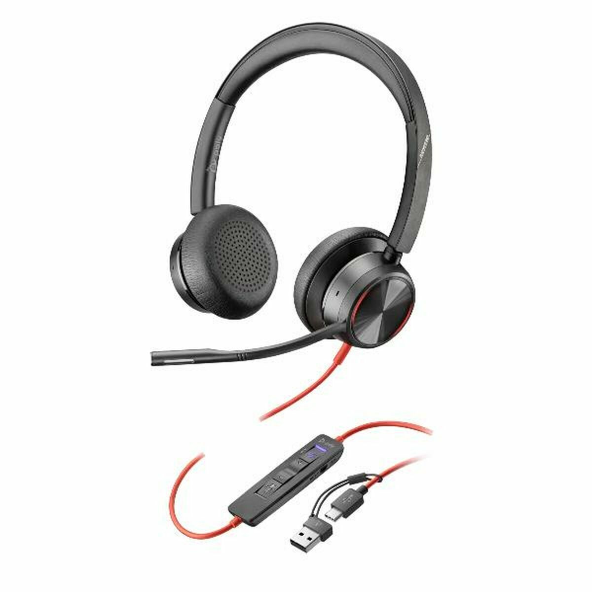 Auricolari con Microfono HP Blackwire 8225 Nero 2 S77184256_0