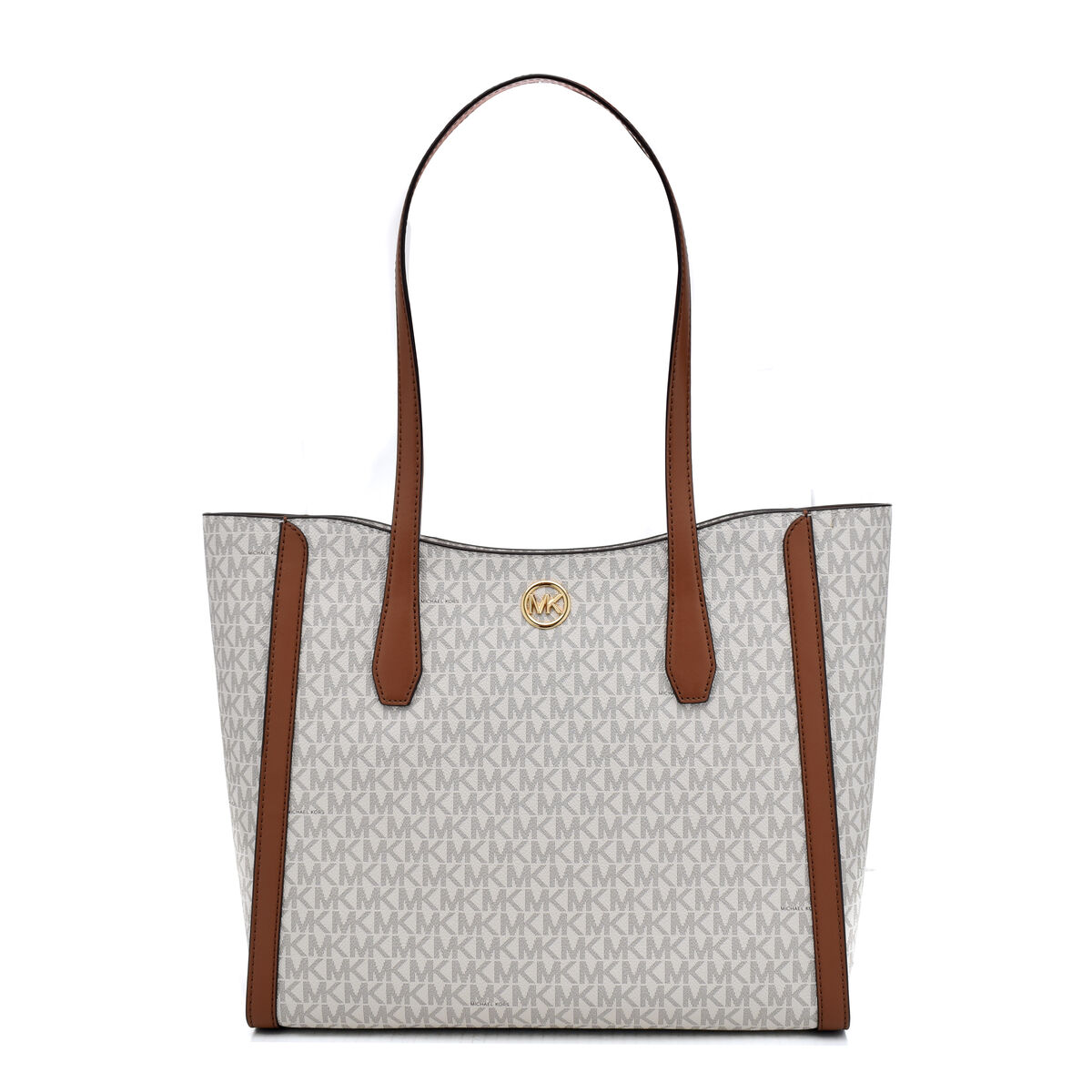 Borsa a Spalla Michael Kors Leida Beige 34 x 29 x 12 cm 2 S0388890_0
