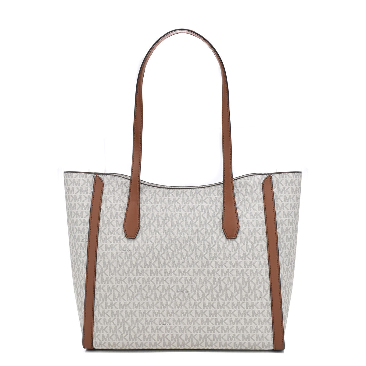 Borsa a Spalla Michael Kors Leida Beige 34 x 29 x 12 cm 3 S0388890_1