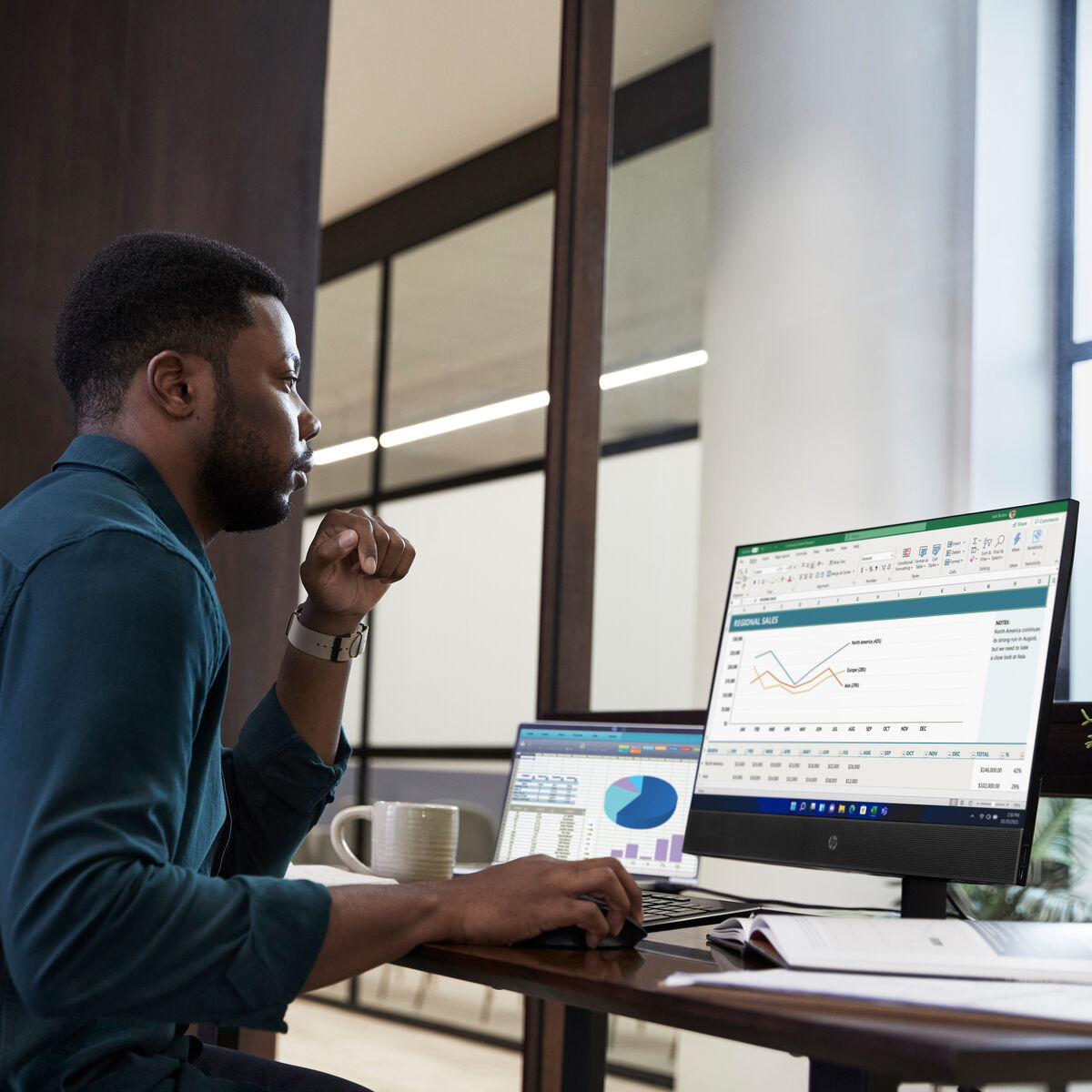 All in One HP A55BJET#ABE Intel Core i5-14500T 16 GB RAM 22 S55294142_20