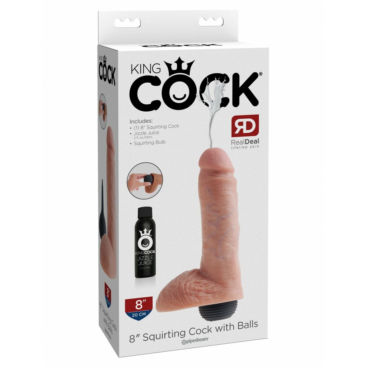 Dildo Realistico Pipedream - King Cock Naturale 3 M0406712_1