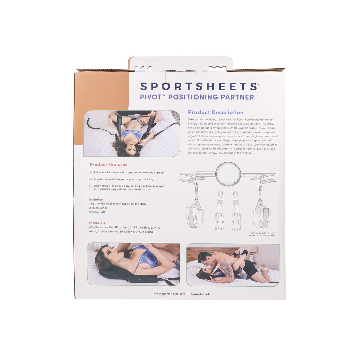 Kit di Corda Regolabile per Bondage Sportsheets Pivot 17 S9404426_15