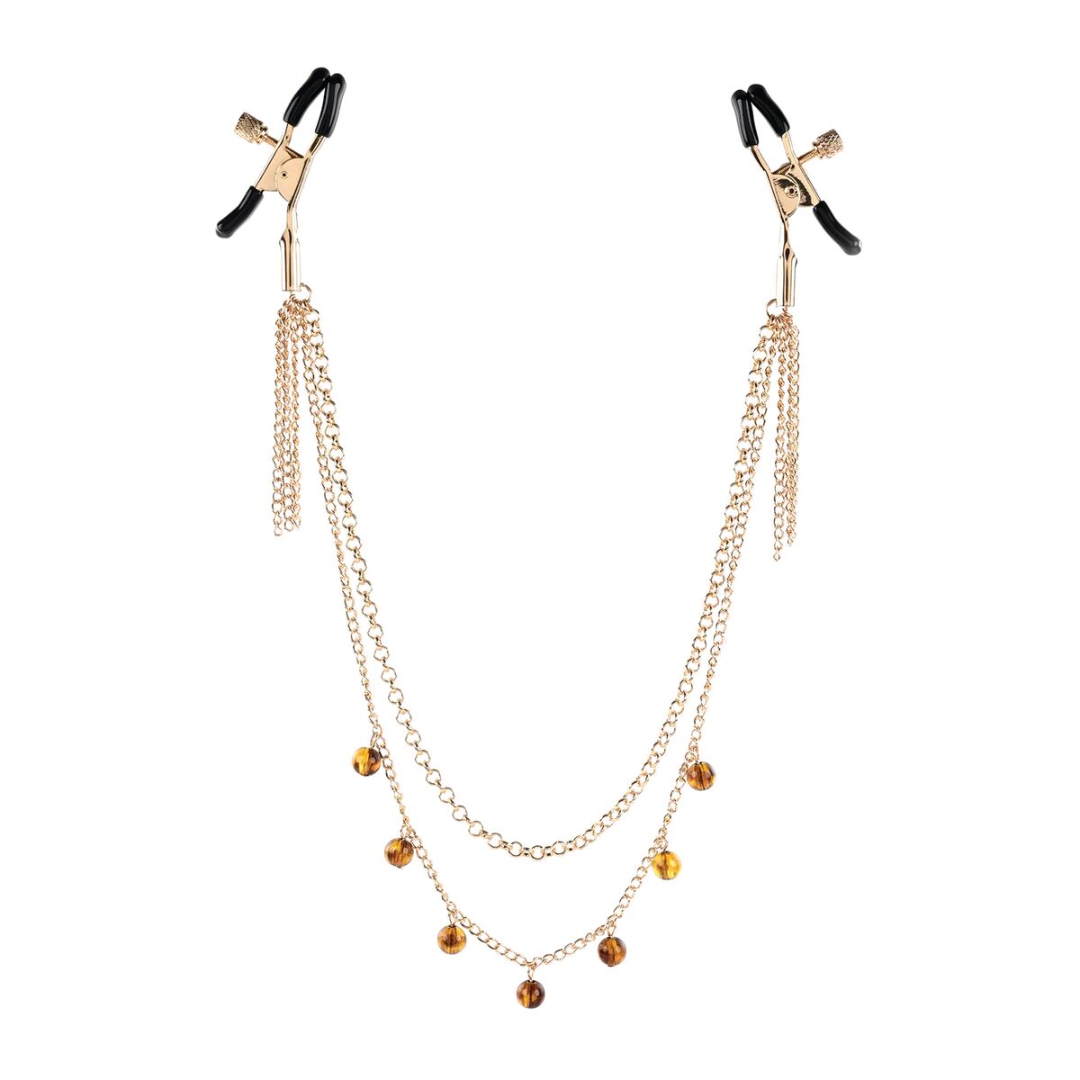 Catena di Morsetti per Capezzoli Sportsheets Amber Chained 3 S9404380_1